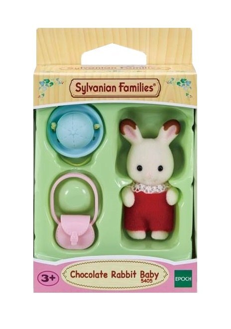 Familias de Sylvanian | Conejo Bebé con Orejas de Chocolate 5405